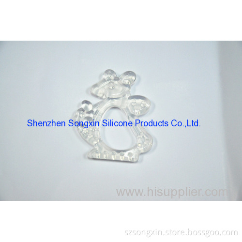 Factory Direct Supply 100% Liquid Silicone Baby Teether 